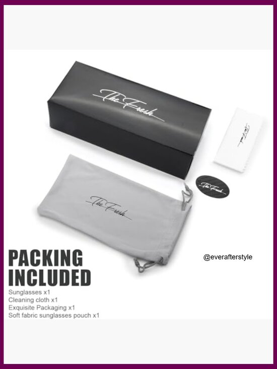 Lightweight Metal Frame UV400 Protection Sunglasses with Gift Box main image 7